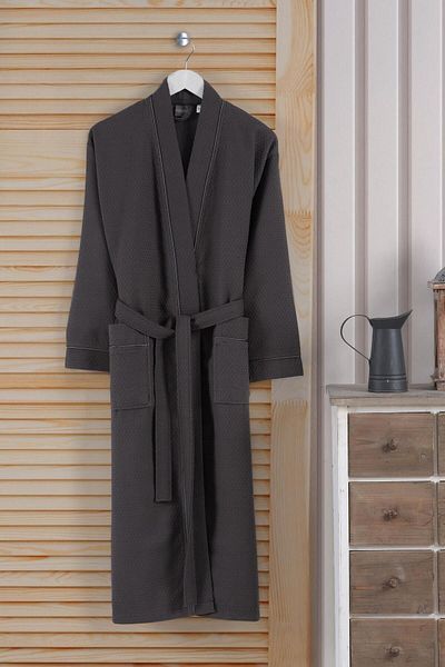 VAROL Μπουρνούζι Pique γιακά Kimono Series Dama