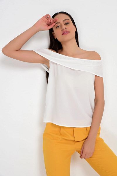 bacc Women's Ecru Madonna Collar Tank Top Co- 2591818361