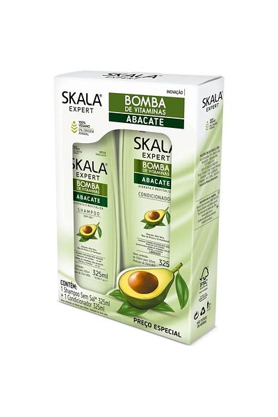 SKALA Scala Vitamin Bomb Avocado Shampoo & Conditioner 325ml