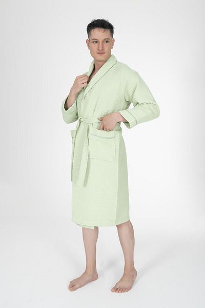 VAROL Chaos Series - Shawl Collar Pique and Bathrobe Dressing Gown