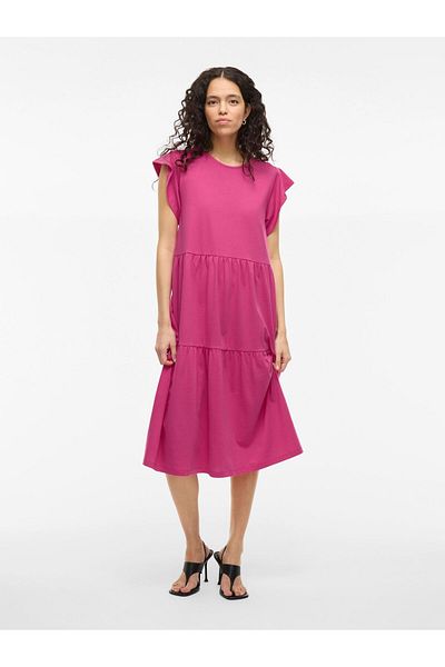 VILA Midikleid Kurz rmeliges