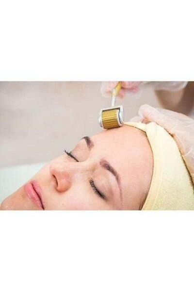 HALAMODO Micro Cosmetic Needles Skin Tighten Roller For Facial Treatment in Gold and Sillver