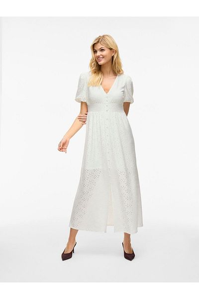 VILA Maxikleid VIKAWA Kurzarm