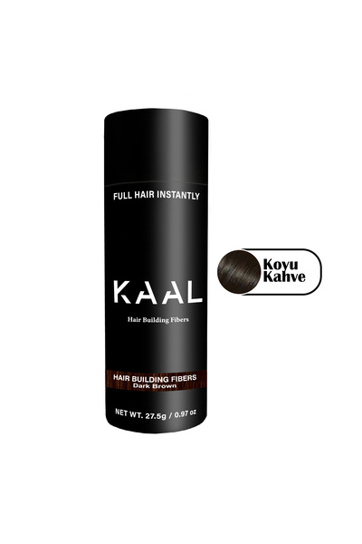 Sevich Kaal Toppik 27,5 gr Koyu Kahve ( Dark Brown ) Saç Fiberi Keratin Saç Tozu