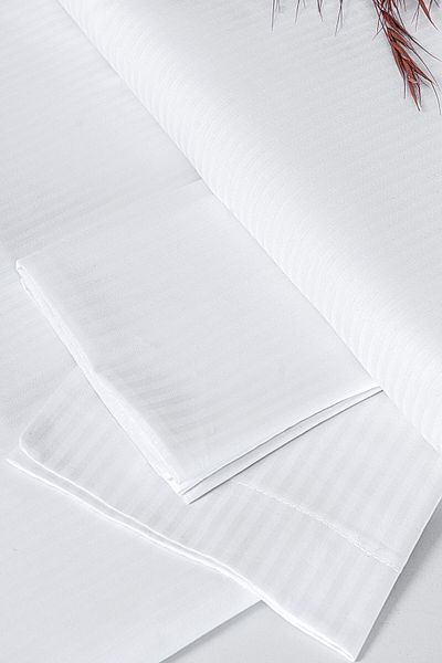 VAROL Σεντόνι ξενοδοχείου Risus Series Cotton Satin Μονό 180x280cm