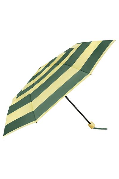 IKEA KNALLA Umbrella, foldable green/stripe