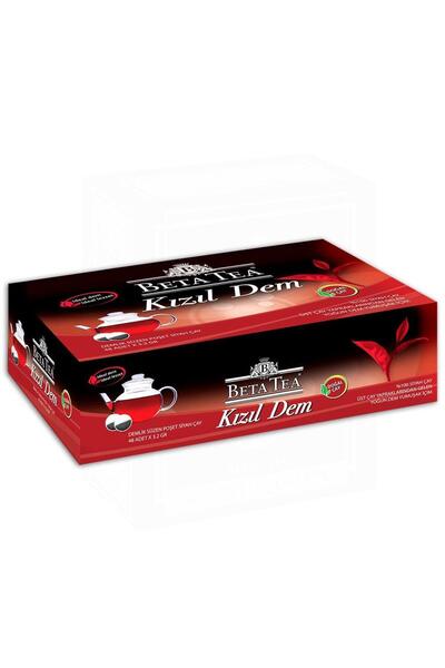 Beta Tea Beta Kızıl Dem Türk Çayı Demlik Poşet 48 Adet