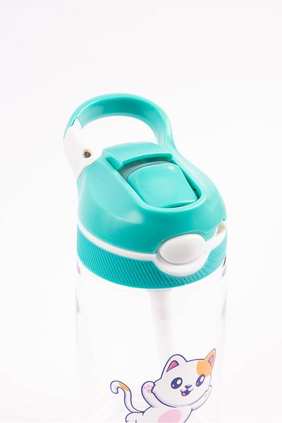 Cocobee Tritan Water Bottle, Push Button Open- Green