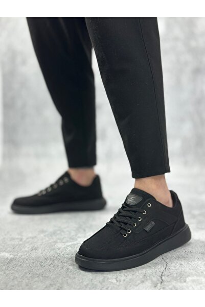 BESKAR Ba0236 Boa Black Casual Men's Shoes – Soft Insole