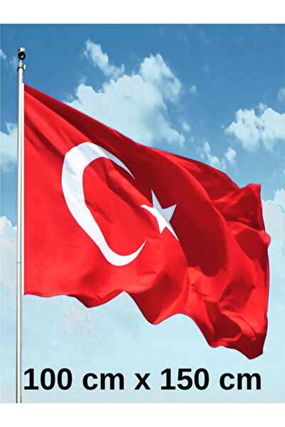 ALLStore TÜRK BAYRAĞI ALPAKA 1. KALİTE KUMAŞ 100X150 CM