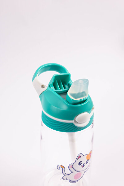 Cocobee Tritan Leakproof Water Bottle – Bpa-free, 480ml, Push Button Lid, Age 3 -green