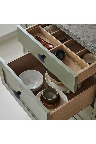 Badem10 Buton de mâner din plută lată neagră boemă 10 buc. Mobilier dulap sertar mâner dulap bucătărie mâner din plastic