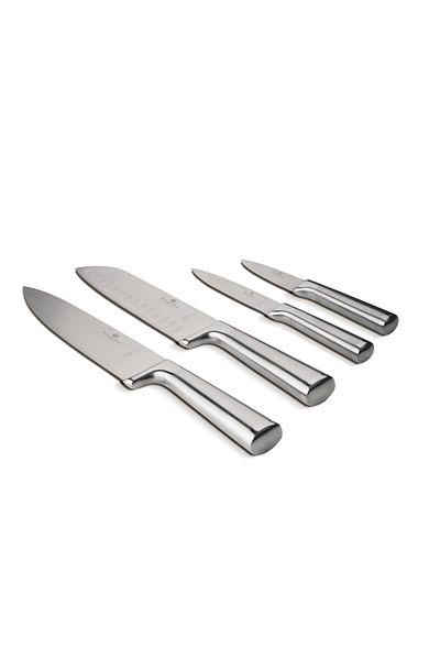 Berlinger Haus Set Of 4 Stainless Steel Knives Anthracite Bh 2975