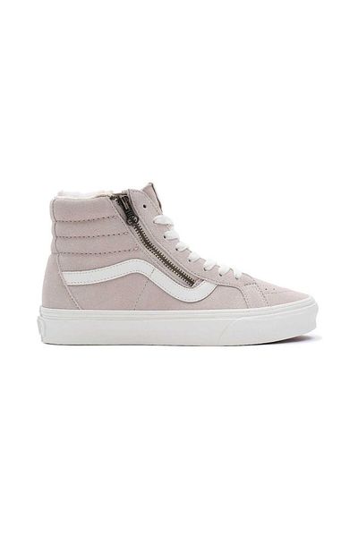 Vans Sk-8 Hi Reissue Side Zip Pantofi de sport din lemn de tijol francez