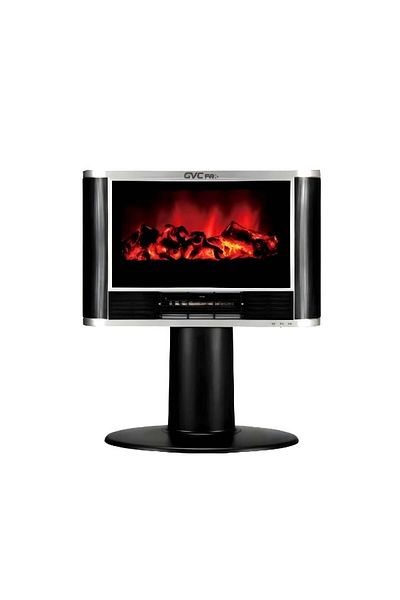 GVC PRO Decorative Screen Heater Led With Silver Frame And Remote, With Power Up To 1800 W - Gvcht-202a