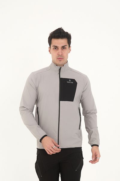 Camp Scoutland Camp255 Outdoor Tactical Water Repellent Ανδρικό φούτερ με φερμουάρ από πέτρα