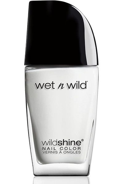WET N WİLD Wet n Wild French White Cream Shine Nail Color, 0.41 fl oz