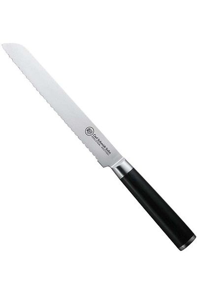 Carl Schmidt Sohn Bread knife Damask steel HRC 60 Konstanz, Carl Schmidt Sohn 071226, 20 cm, black handle