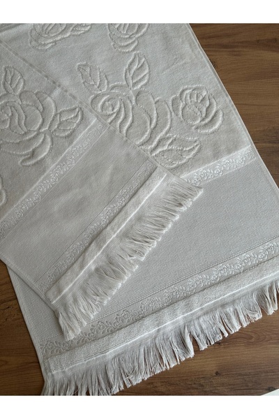Home Sibelarthome Fiesta marka 2 li işlemelik püsküllü havlu