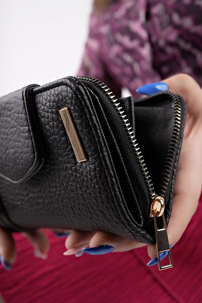 MUGGO Cheko Zippered Card Holder Women's Wallet with Coin and Paper Money Compartment
