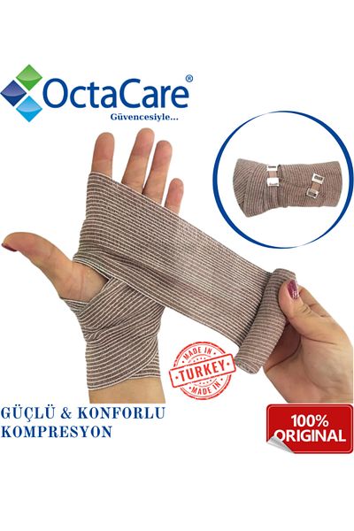 Octacare SUPER Elastic Bandage Skin Color 10 cm x 4.5 Meters