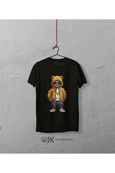 Oix Original Design Print over Size T-Shirt