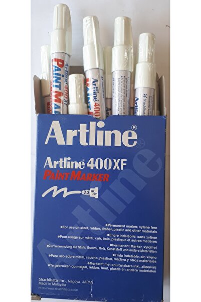 artline Metal Üzeri Yazan Kalem Paint Marker Kalem 12 Li Kutu Marka