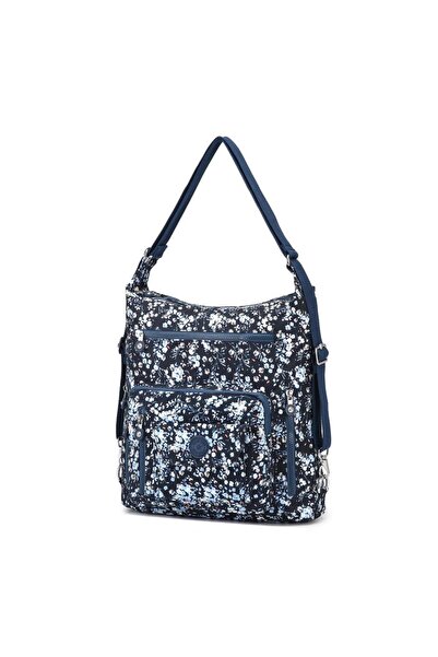 SMART BAGS Hem Sırt Hem de Omuz Kadın Çantası Smart Bags 1205 Mavi Rose