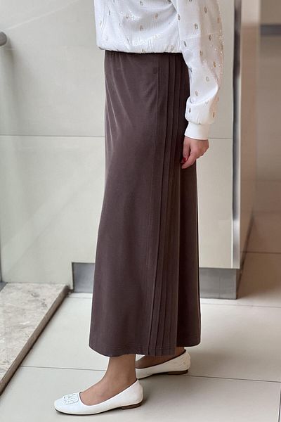 sentez giyim Synthesis Side Ribbed Skirt
