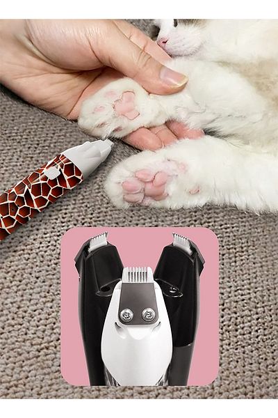 KidLe Cat Clippers Pet Foot Hair Cutter Trimmer LED Cat and Dog Paw Shaver