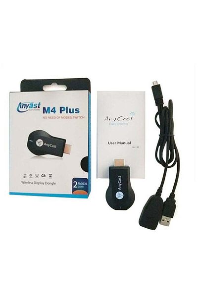 Generic M4 Plus HDMI TV Dongle With Roid Stick Black