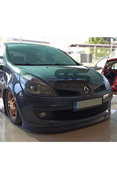 STS Oto Aksesuar Renault Clio 3 2005-2014 Uyumlu  Astra H Esnek Ön Lip 2 Parç...
