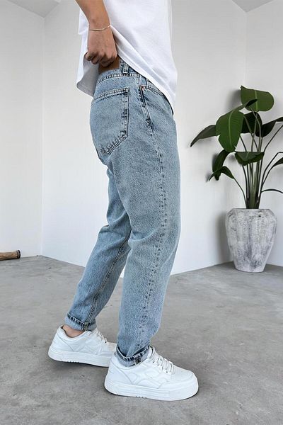 HAFKAGİYİM Παντελόνι με υφή Ice Blue Basic Regular