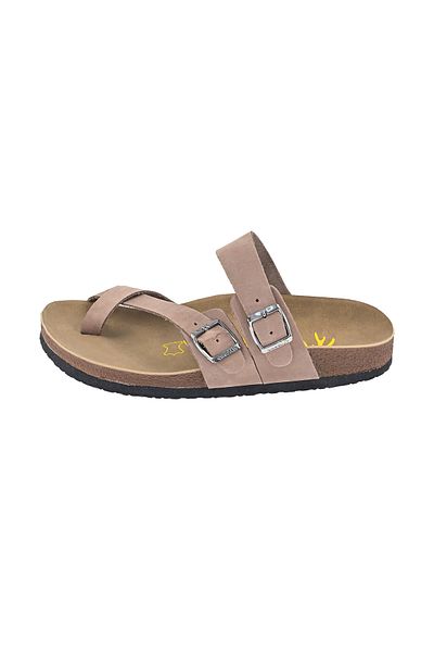 Moosefield Παντόφλες από γνήσιο δέρμα Unisex Antique Mink Nubuck