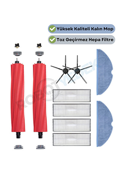 robotyedek Roborock S7 Maxv Ultra - Set de 10 piese de perii de schimb și mop...