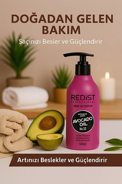 Redist 500 ml Avacado Oil - Extremely Damaged Hair Care Cream