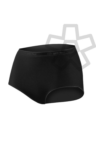 YILDIZ Bamboo Belted Lycra Bato Panties 6 Pack Black Star Kod3946