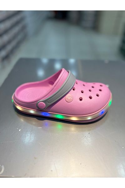 Akınal Bella 31-35 Unisex Lighted Closed Front Children's Slippers