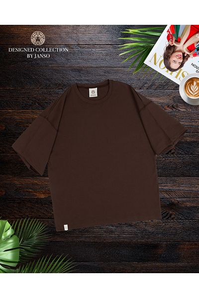 JANSO GROUP - Women Short Sleeve Tshirt Large Size Oversize Cotton