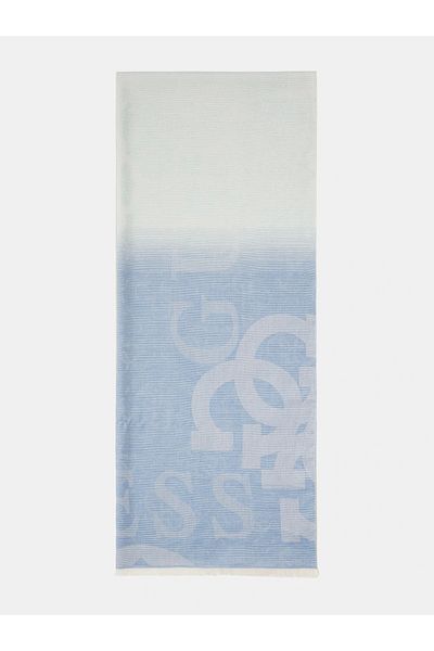 Guess Eșarfă Arnela Lurx 80x180 șal albastru pentru femei Aw5280cot03-pwg