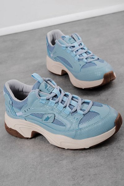 Lal Shoes & Bags Pantofi albaștri cu toc înalt - stil cu șireturi pentru femei