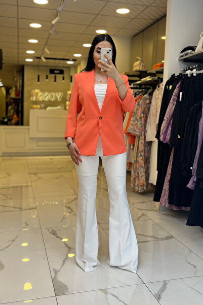 Vosse Ekol Somon Düğmeli Blazer Ceket