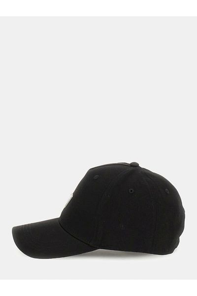 Guess Men's Black London Triangle Logo Hat