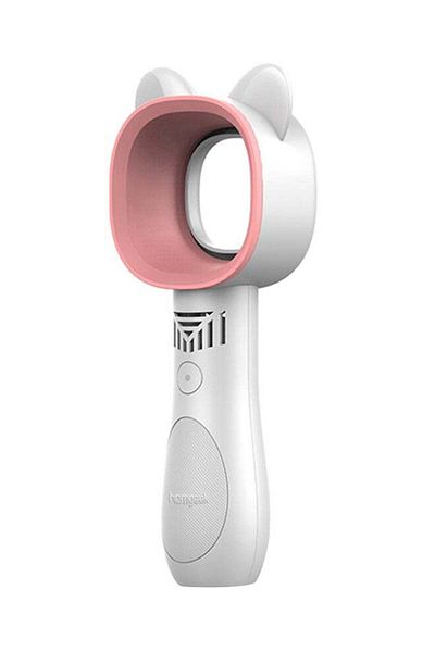 Generic homgeek Bladeless USB Rechargeable Mini Fan JD0069P-WSQ Pink/White