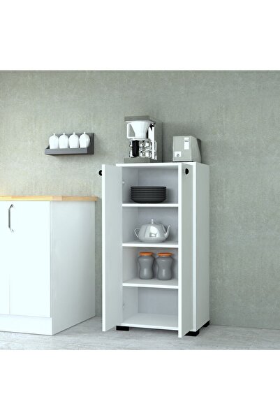 MOBİLİQUE Çok Amaçlı Dört Raflı Bella Kiler Dolabı