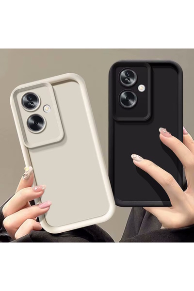 m.tk moveteck Oppo Reno 11F Case Soft Colorful Launch Silicone Camera Protected Protruding Thick Edges 3D Coffe