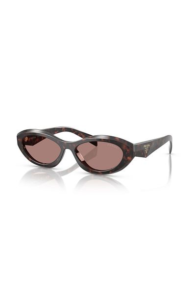 Prada Women Irregular Knight Sunglasses- Pr 26zs - Lense Size:55mm - Root Tortoise