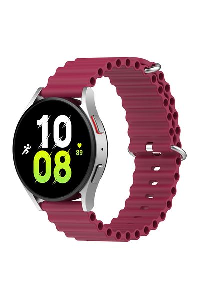 Generic Ocean Band Compatible with Samsung Gear S3 Frontier/Classic, 22mm Adjustable Soft Silicone Sport Loo
