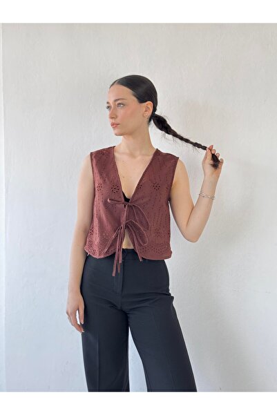 Retrobird Brown Antique Payment Classic Style Hardware Yeste Blouse