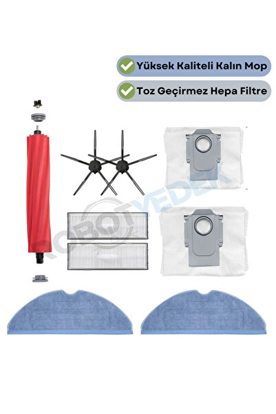 robotyedek Roborock S7 Maxv Ultra - Set de 9 piese de schimb compatibile: per...